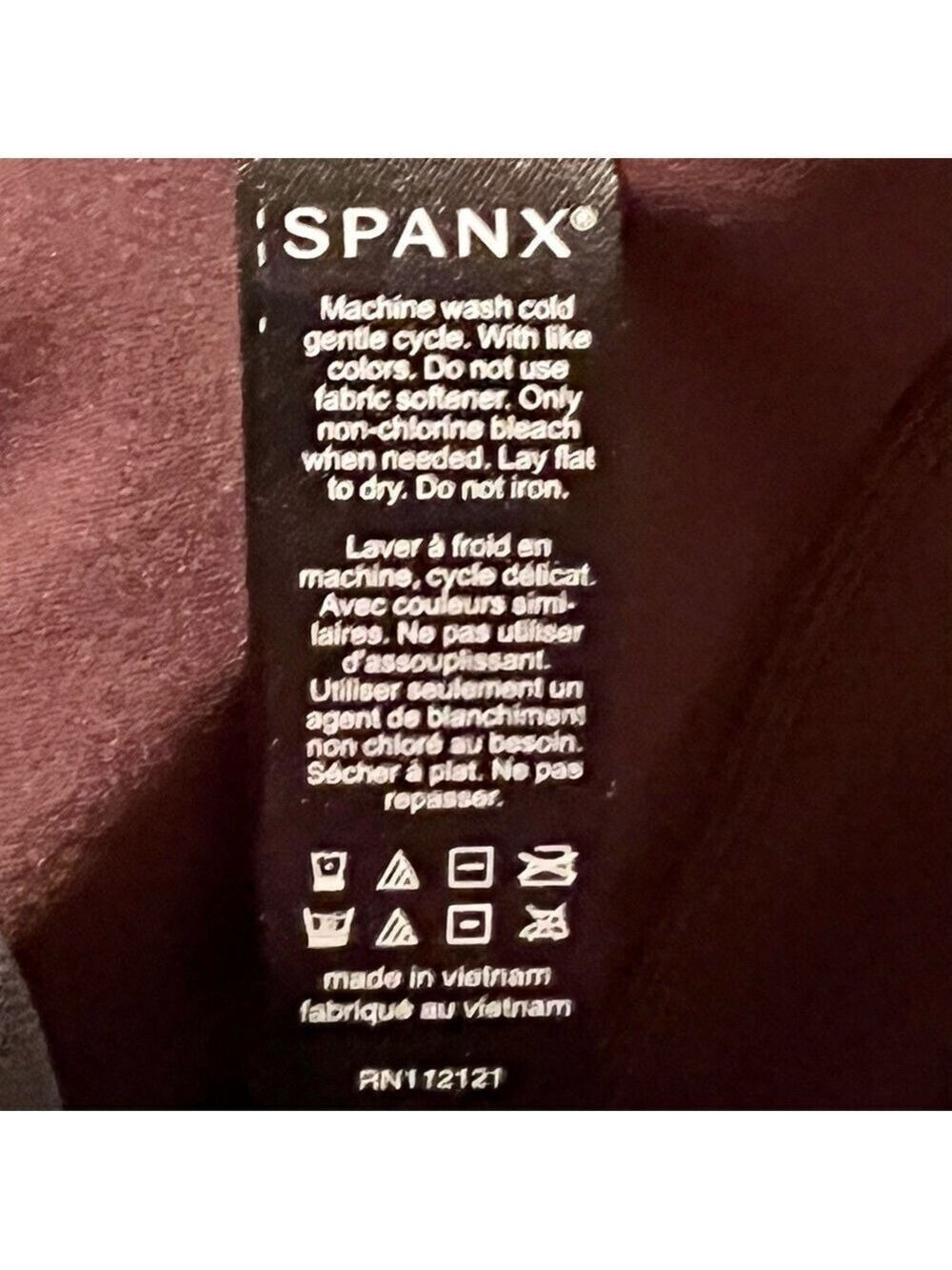 SPANX Contour orange stripe leggings. NWT Size S - Picture 5 of 10